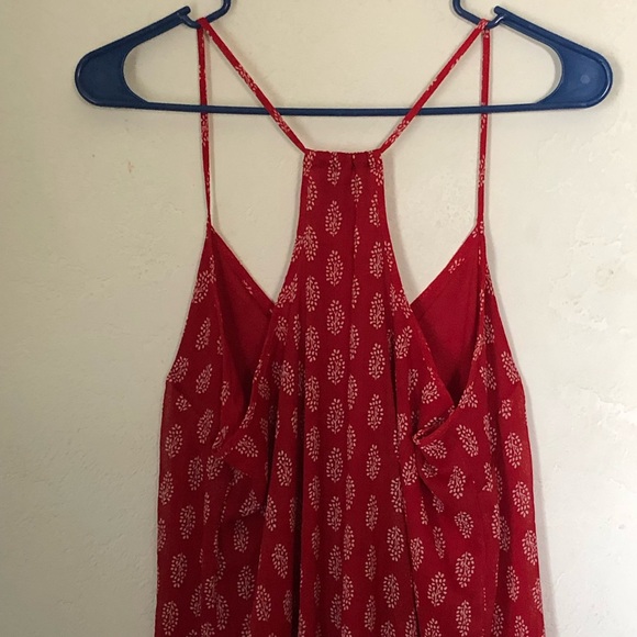Red Summer Dress Medium Old Navy - Picture 5 of 7